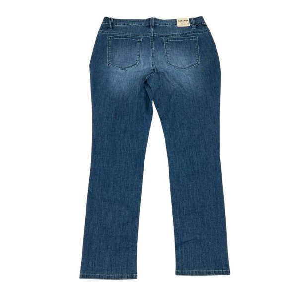 Santana Jeans | Women's Slim Leg Jeans | Regular Wash | Blue | Various Sizes - Picture 2 of 5